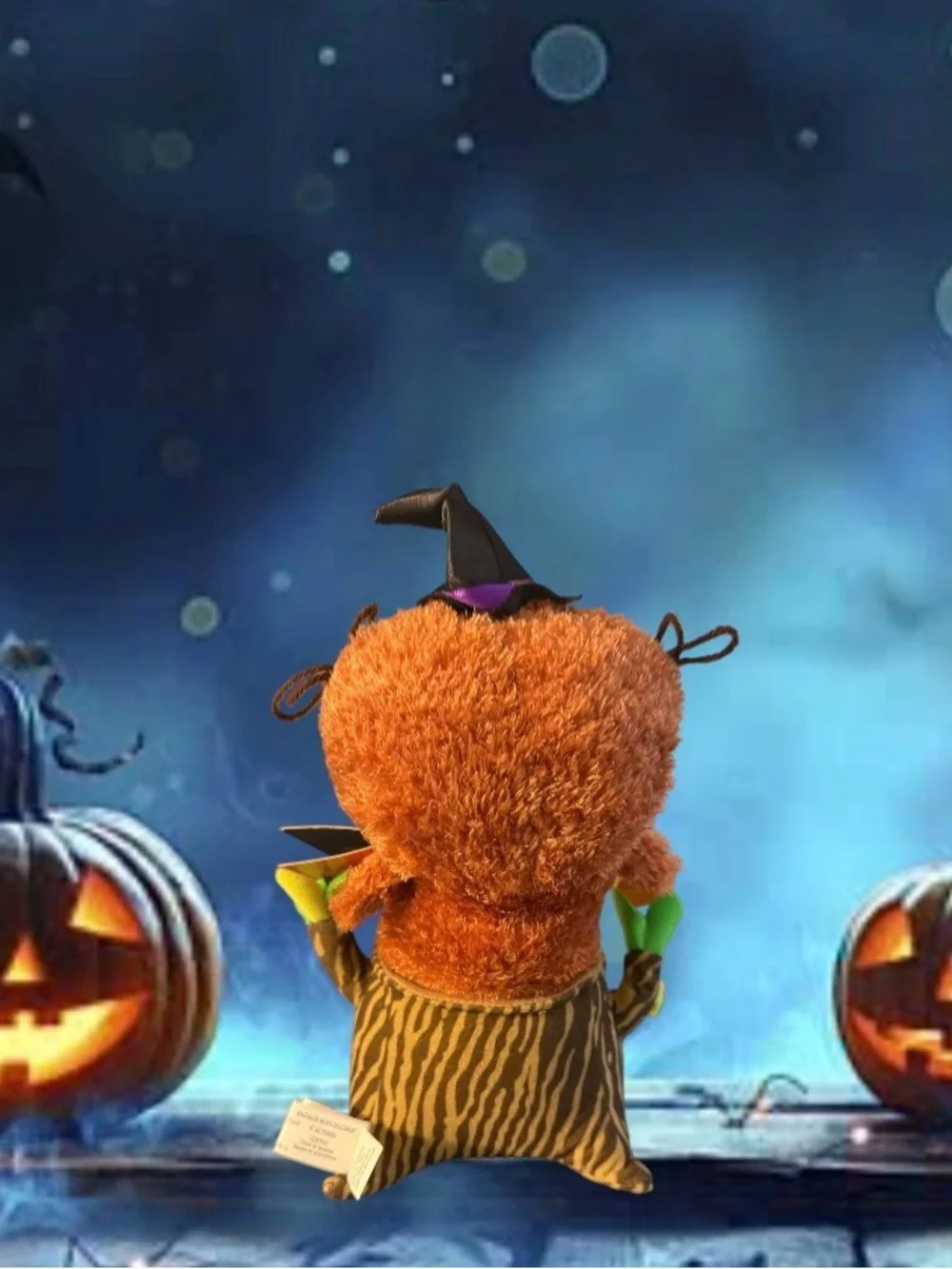 2013 HALLMARK WHOOO'S WATCHING ME SINGING OWL HALLOWEEN LIGHTS SOUND MOTION